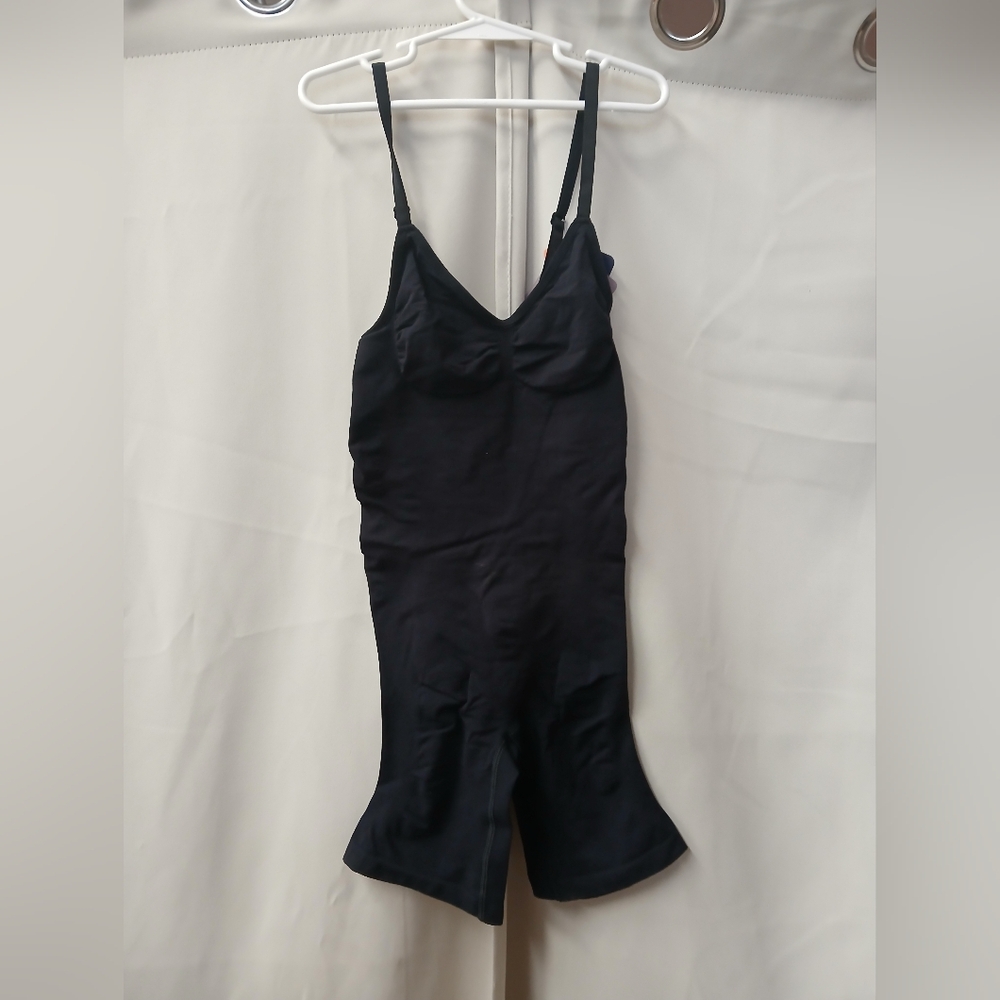 Black Tanktop/Shorts One Piece Shaper